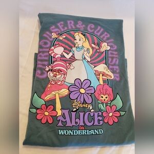 Disney Alice in Wonderland Teal Graphic Shirt by Torrid